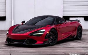 McLaren 720S by Designo Motoring on Vossen Wheels (M-X4T) 2019 года